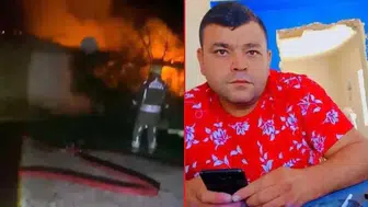 Yangında ailesini kurtarmaya çalışırken öldü
