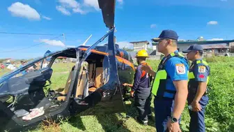 Filipinler'de helikopter kazası: 2 ölü, 3 yaralı