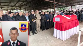 Kalp krizi geçiren astsubay toprağa verildi