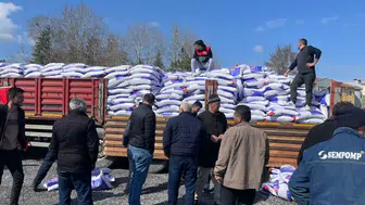 Üreticilere nohut tohumu dağıtıldı