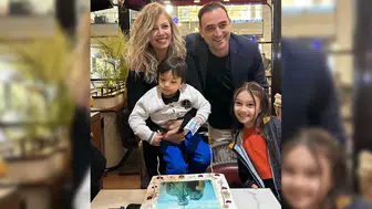 Esat Karapınar ve aile üyelerinin mutluluğu