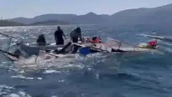 Balıkçı teknesi yarı batık bulundu; 7 kişi kurtarıldı
