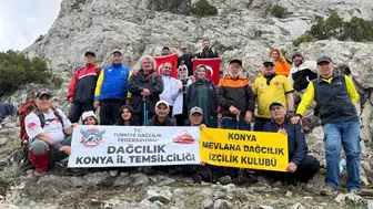 Konyalı Dağcılardan Kuzu Dağı’nda zirve mesaisi