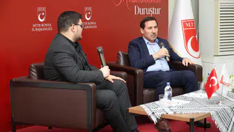 Karatay Belediye Başkanı Hasan Kılca, MTTB Konya’da gençlerle buluştu