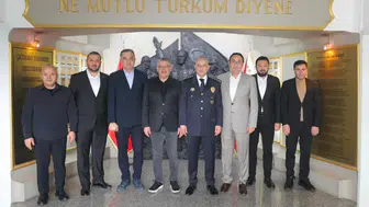 Konyaspor'dan Polis Haftası'nda Emniyet Müdürlüğü'ne nezaket ziyareti