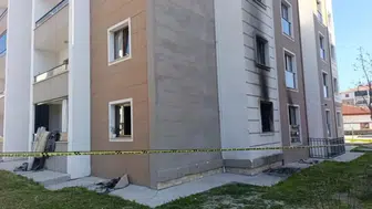 Konya'da ev yangında kullanılamaz hale geldi