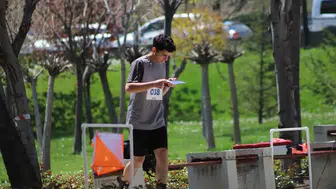 Gençler Kelebekler Vadisi'nde yarıştı!