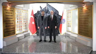 AK Parti Konya İl Başkanı Özgökçen, Konya Emniyet Müdürü Yüksek'i ziyaret etti