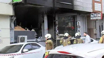 Fırında yangın çıktı