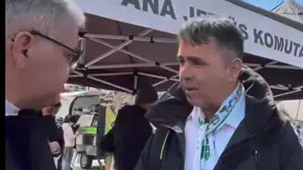 Maç öncesi şehitler unutulmadı