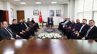 Konya Emlakçılar Odası yönetiminden Vali Akın’a ziyaret