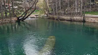 Konya'nın doğal güzelliği İvriz baharla yeniden hayat buldu