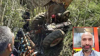 Emekli polis traktörün altında kalıp öldü