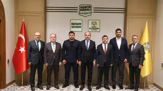 Türkiye Güreş Federasyonu Başkan Altay’ı ziyaret etti