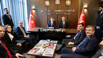 Bakan Yumaklı, Konya’da MHP teşkilatıyla buluştu