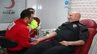 Polis Haftası’nda Örnek Dayanışma: Emniyet Personelinden Kan Bağışı Etkinliği