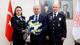 Konya'da Polis Haftası kutlanıyor: Emniyet Müdürü Yüksek'ten Vali Akın'a ziyaret