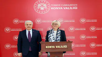 Almanya Ankara Büyükelçisi Sorg, Vali Akın'ı ziyaret etti