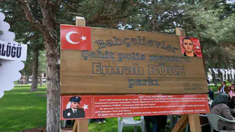 Şehit Polis Memuru Emrah Büke’nin ismi o parkta yaşayacak