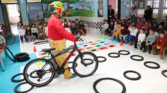 Konya'da bisiklet kültürü küçük yaşta başlıyor