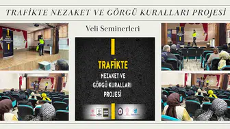 Konya’da okul velilerine trafik bilinci semineri
