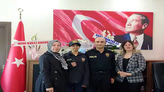 Akşehir’de Anlamlı Buluşma: Hayalindeki Üniformayla Görev Başında