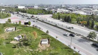 Konya Büyükşehir Marsan Girişi’ne yaya üst geçidi yapıyor