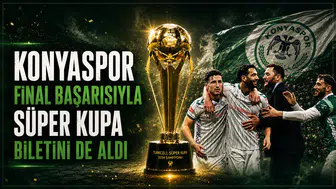 Konyaspor final başarısıyla süper kupa biletini de aldı