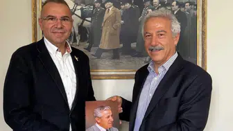 Mehmet Han Çopur’dan Adnan Özkaymak’a ziyaret