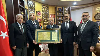 Konya iş dünyasından MHP Lideri Bahçeli’ye kritik ziyaret!