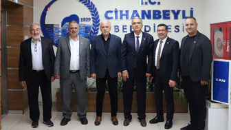 Saadet Partisi heyetinden Cihanbeyli Belediyesi’ne ziyaret!