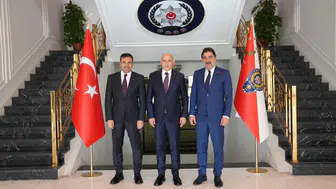 Konya'dan Ankara'ya atanan Emniyet Müdürü Yüksek'e ilk ziyaret Konya'dan!