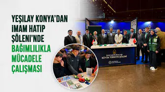 Yeşilay Konya’dan İmam Hatip Şöleni’nde bağımlılıkla mücadele çalışması