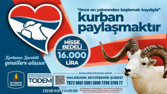 Seydişehir Belediyesi Aşevi, kurban hisse bağış kampanyası başlattı