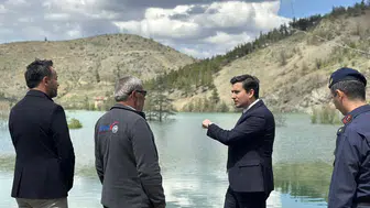 Kaymakam Deniz, Konya'nın sular altında kalan bölgesini denetledi!