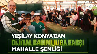 Yeşilay Konya’dan dijital bağımlılığa karşı mahalle şenliği