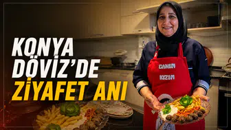 Konya Döviz’de ziyafet anı
