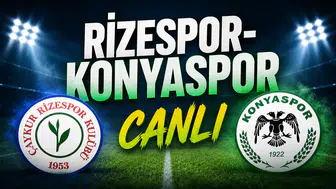 Rizespor - Konyaspor | Canlı