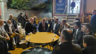 Saadet Partisi’nden Selçuklu İlçe Başkanı Çelik’e taziye ziyareti