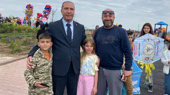 Çumra semaları uçurtmalarla renklendi!