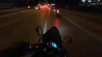 Sürüklenen otomobil bariyerlere çarparak durabildi