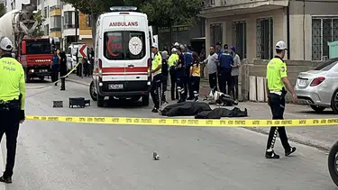 Konya'da beton mikserinin çarptığı bisikletli öldü