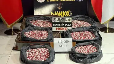 Uyuşturucu operasyonunda 115 bin hap ele geçirildi