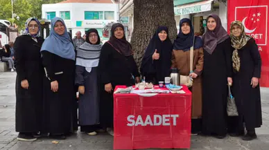 Saadet Partisi Kadın Kolları Konya’da sokağa indi