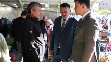 Konya'da pazar esnafı yalnız değil!