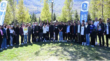 Üniversite öğrencileri, Oryantiring yarışında eğlendi