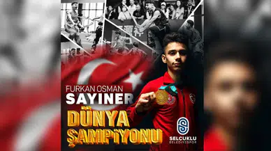 Wushu’da tarihi başarı: Selçuklu Belediyesporlu Furkan Dünya Şampiyonu