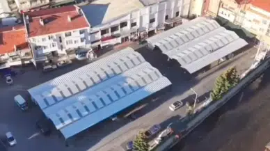 Konya'da pazar alanına modern ve estetik dokunuş! Pazar alanı artık tamamen kapalı