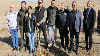 Yunak'ta Milli Ağaçlandırma Günü'nde fidan dikimi gerçekleştirildi