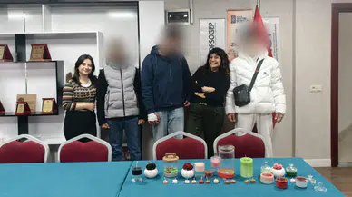 Konya’da suça sürüklenen çocuklarla mum terapisi